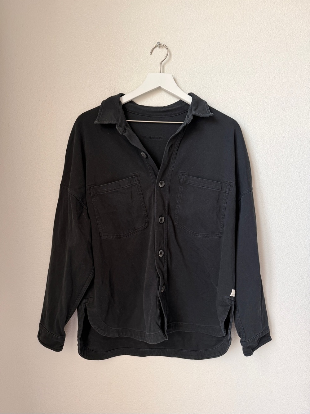 Vuori Black Overshirt Jacket - Casual Button Down
